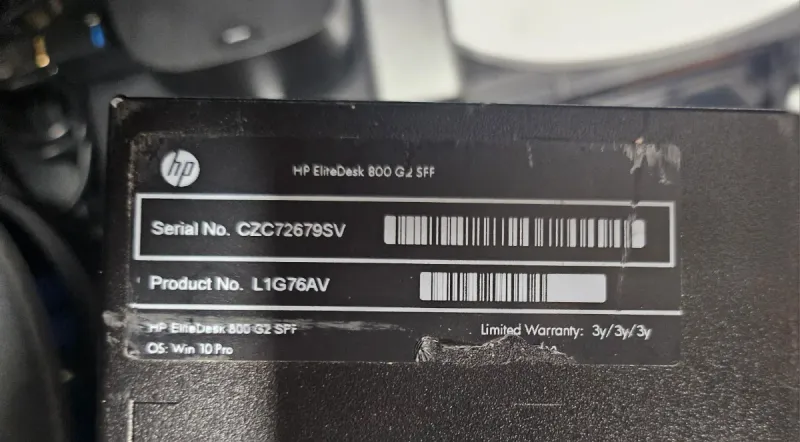 HP EliteDesk 800 G2 SFF i5 afbeelding 4