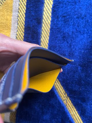 Tarjetero Goyard Saint Sulpice Azul Marino