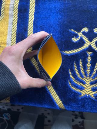 Tarjetero Goyard Saint Sulpice Azul Marino