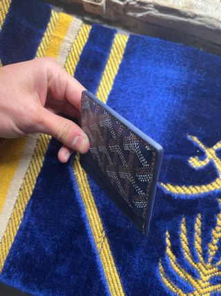 Tarjetero Goyard Saint Sulpice Azul Marino