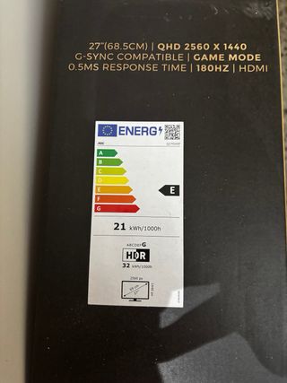 Pantalla Monitor AOC 27'' Negra