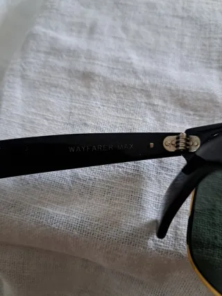 Occhiali da sole Ray-Ban Wayfarer MAX neri/oro
