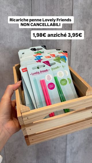 Ricariche penne Lovely Friends non cancellabili