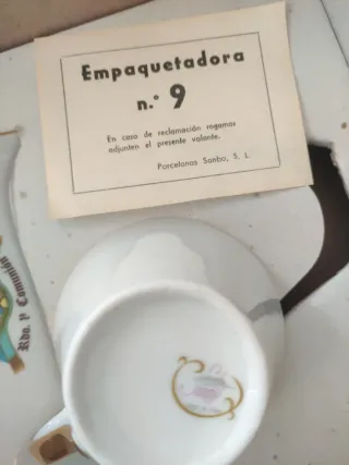 Taza y plato Primera Comunión