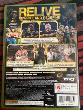 Xbox 360 Legends of WrestleMania