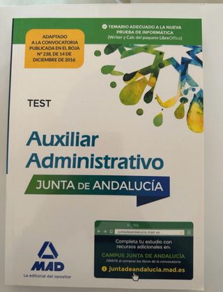 Auxiliar Administrativo de la Junta de Andalucí...
