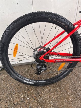 Bicicleta Montaña Scott Roja