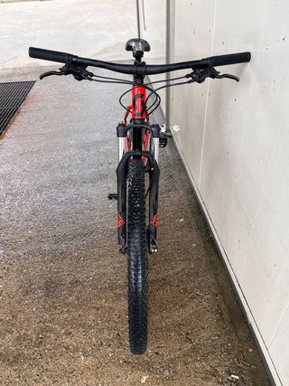 Bicicleta Montaña Scott Roja