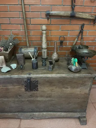 Juego de pesas antiguas de bronce valanzas antigua