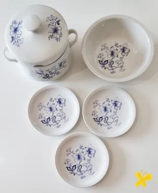 Elegante set in porcellana Bavaria 16 pezzi