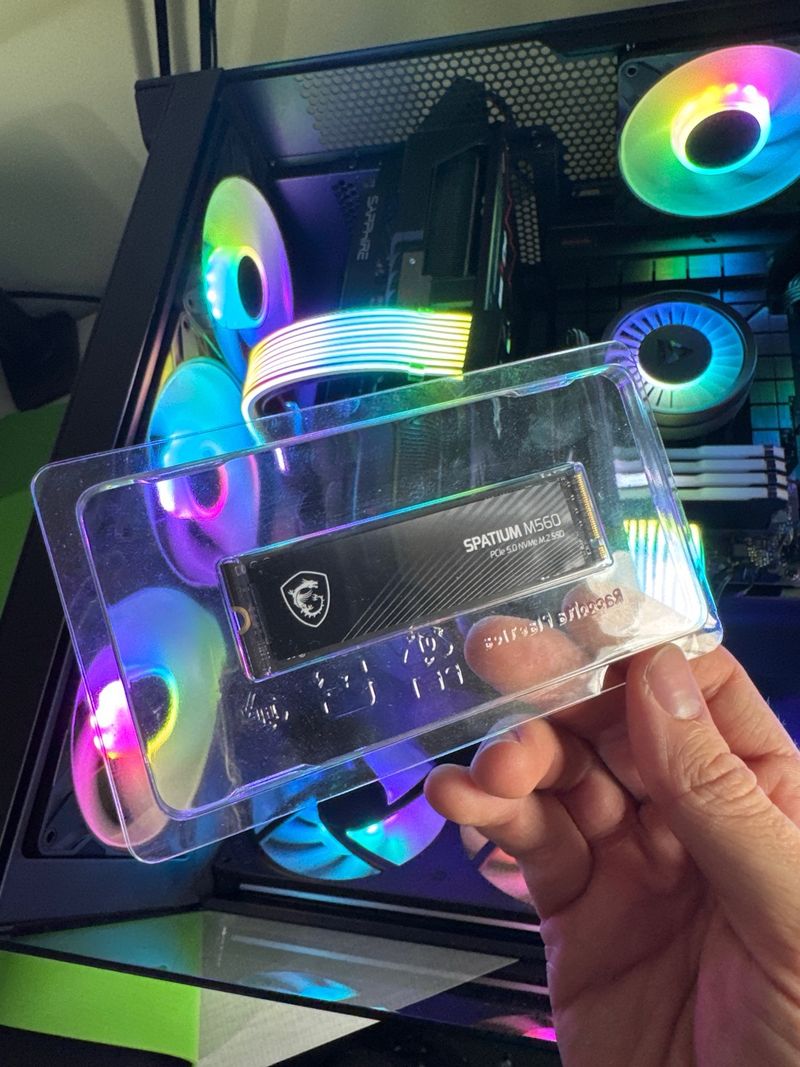 MSI Spatium M560 2TB NVMe M.2 PCIe 5.0 10300MB/s afbeelding 2