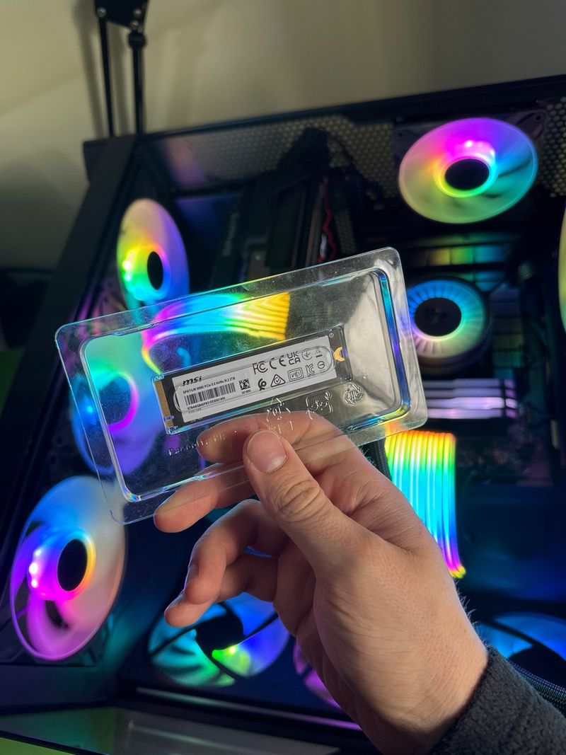 MSI Spatium M560 2TB NVMe M.2 PCIe 5.0 10300MB/s afbeelding 3