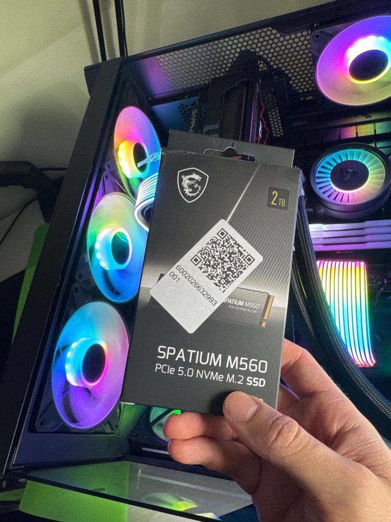 MSI Spatium M560 2TB NVMe M.2 PCIe 5.0 10300MB/s afbeelding 4