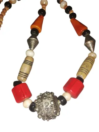 Collana etnica tribale vintage artigianale