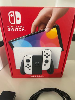 Nintendo Switch OLED Blanca