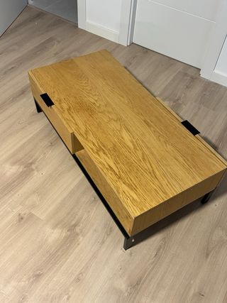 Mesa de centro madera y metal