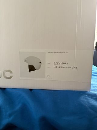 Casco Esquí POC Obex Pure Blanc talla S-XS 51-54cm