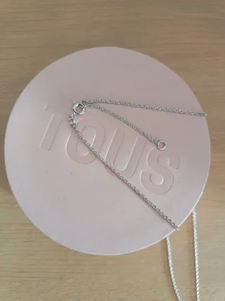 Collar Tous Oso Turquesa Plata
