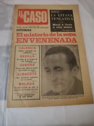 Periódico El Caso 3 Agosto 1968