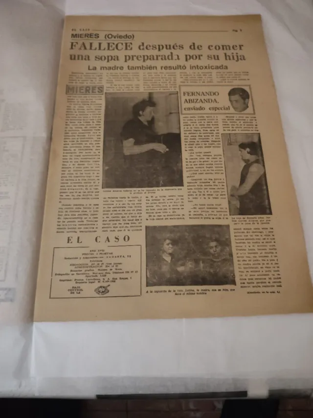 Periódico El Caso 3 Agosto 1968