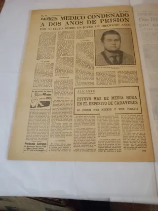 Periódico El Caso 3 Agosto 1968