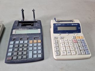 Lote 3 calculadoras Citizen, Plus, Sharp