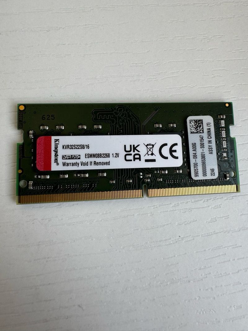 Kingston 32GB DDR4 3200 SO-DIM KVR32S22S8/16 afbeelding 3
