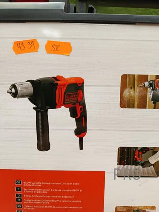 Taladro percutor - BEH850K-QS - BLACK+DECKER