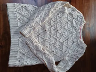 Maglione Tommy Hilfiger beige lavorato