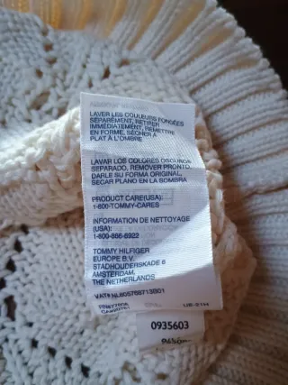 Maglione Tommy Hilfiger beige lavorato