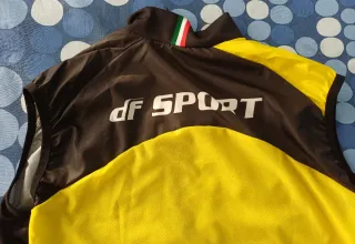 Gilet df SPORT uomo nero/giallo