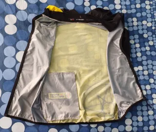 Gilet df SPORT uomo nero/giallo