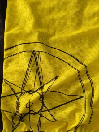 Gilet df SPORT uomo nero/giallo