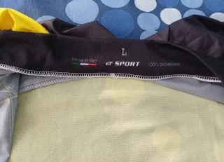 Gilet df SPORT uomo nero/giallo