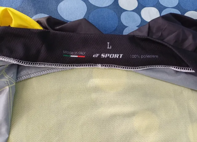 Gilet df SPORT uomo nero/giallo