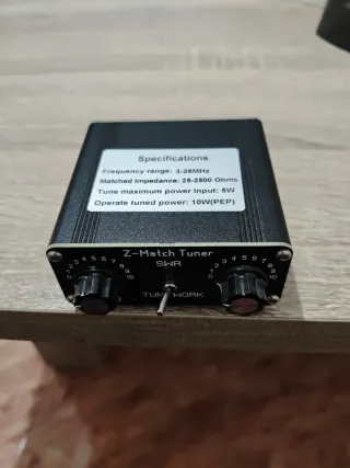 Sintonizador QRP Z-Match 3-28MHz