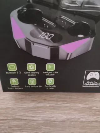 Auriculares Inalámbricos Bluetooth Negros