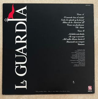 LA GUARDIA VINILO LP VAMONOS 1988 ROCK NACIONAL