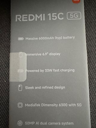 Xiaomi Redmi 15C 256GB Nuevo