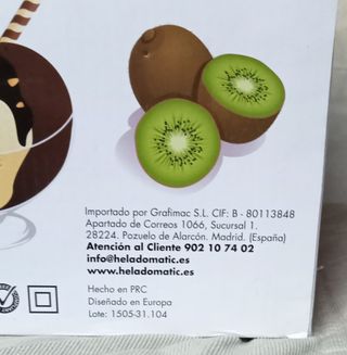 Heladera Helado Matic 1,5L