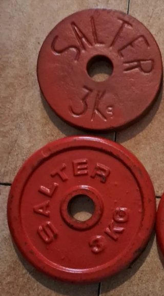 PESAS 2 DISCOS SALTER DE 3KG DE 30MM