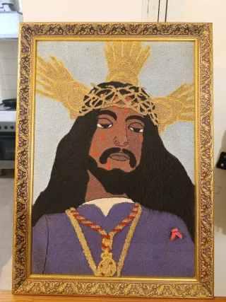 Cuadro Nazareno con Marco Dorado