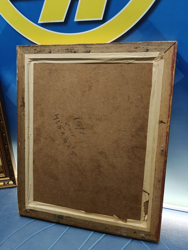 Dos laminas enmarcadas Cuadros de Goya , 40x248,5x03 cm. marco dorado