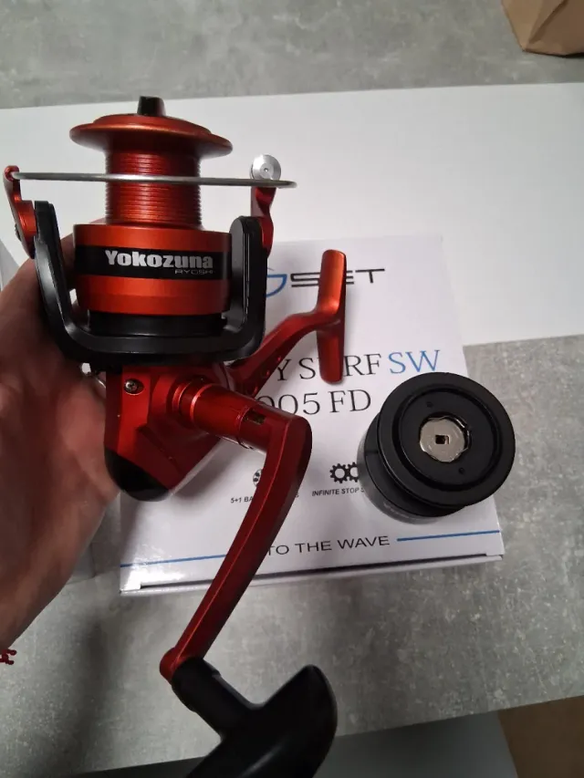 Pareja carretes Surfcasting Yokozuma con 4 bobinas