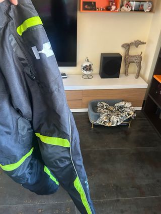 Pantalón Moto Cordura Kawasaki Negro/Verde