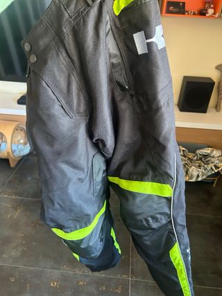 Pantalón Moto Cordura Kawasaki Negro/Verde