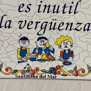 Azulejo pared '60 (En la cama...) (solidario)