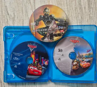 Pack Blu-ray 3D Cars 2 + Spider-Man Bonus Disc