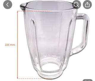 Jarra Cristal 1.5L Batidora