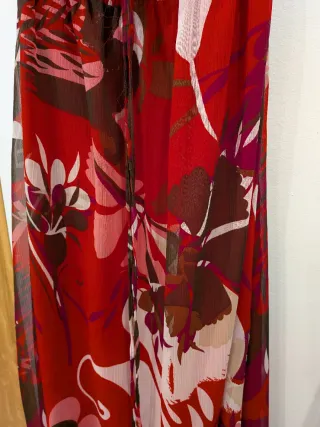 Vestido largo estampado floral